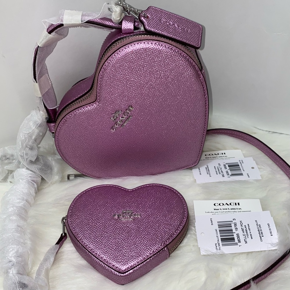 Coach 💞 heart set New